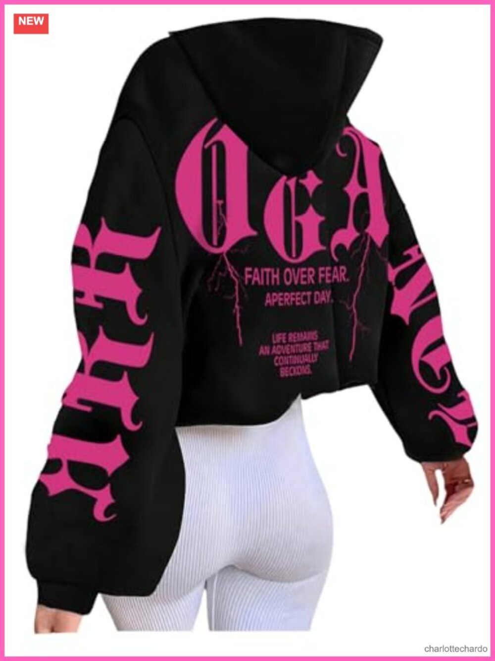 Oversized Graphic Hoodie Long Sleeve Pullover Sweatshirt Rave Outfit